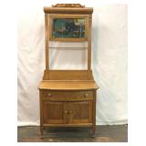 Antique Tiger Oak wash stand