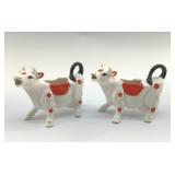 1950's PORCELAIN COW CREAMERS