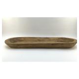 XL CARVED WOOD DOUGH BOWL