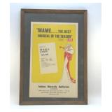 'MAME' STAGE PLAY POSTER