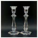 10' CRYSTAL CANDLESTICKS