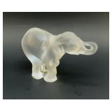 MARIECLAUDE LALIQUE 'TIMORE' ELEPHANT SCULPTURE