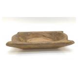 WOODEN DOUGH BOWL 10 X 5 1/2