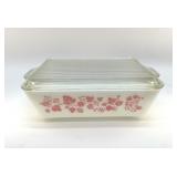 1950S PYREX GOOSEBERRY CASSEROLE 9.5'