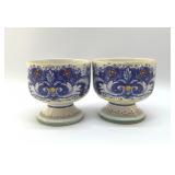PAIR OF DERUTA ITALY CERAMIC PLANTERS