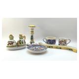 ITALIAN POTTERY ASSORTED TABLEWARE
