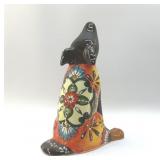 MEXICAN TALAVERA POTTERY HOWLING DOG
