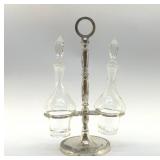 VTG OIL AND VINEGAR CRUETS 11'