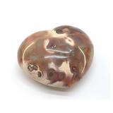 CRAZY LACE AGATE HEART 4'