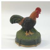 PETITE ROOSTER DOORSTOP CAST-IRON