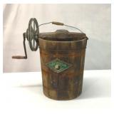 Antique White Mountain ice cream maker