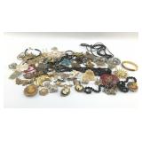 VTG COSTUME JEWELRY WITH CAMEOS