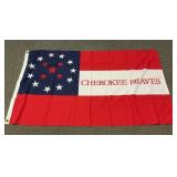 CHEROKEE BRAVES FLAG