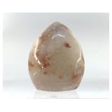PINK CHERRY BLOSSOM, AGATE, QUARTZ CRYSTAL