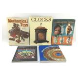 5 ASSORTED TOPIC ANTIQUE BOOKS