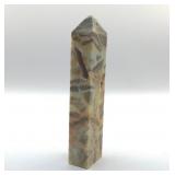 NATURAL OCEAN JASPER QUARTZ OBLIQUE WITH GEODE
