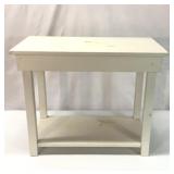 29 x 16 x 23' white painted table