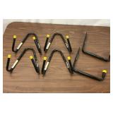 4 V-SHAPE 2 L-SHAPE HANG ALL STEEL HOOKS