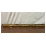 VTG WOOD METAL 42 INCH SPIRIT LEVEL