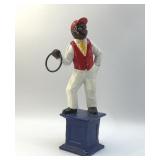 MINIATURE CAST-IRON LAWN JOCKEY
