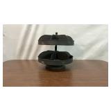 2 TIER METAL NUTS BOLTS SPINNING ORGANIZER