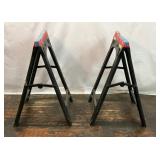 PAIR FOLDING SAW HORSES