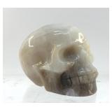 CURVED QUARTZ CRYSTAL SKULL 2 1/2'