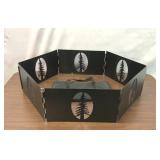 PORTABLE OUTDOOR COLLAPSIBLE STEEL CAMPFIRE RING
