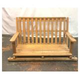 Homemade wood porch swing 48x32'