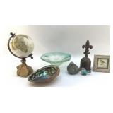 DECOR ASSORTMENT, GLOBE, BIRDS, BELL