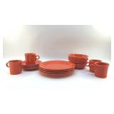 BURNT ORANGE, FIESTA TABLEWARE