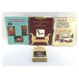 4 ASSORTED ANTIQUE FURNITURE BOOKS