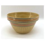 1930S YELLOWARE BANDED BOWL