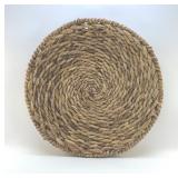 LARGE WOVEN DECORATOR ROPE BASKET 24'