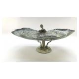 CAST IRON FAIRY LILY PAD  BIRDBATH