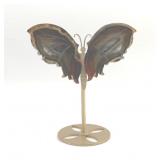 BROWN AGATE BUTTERFLY WING SCULPTURE