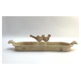 CAST IRON BIRD FEEDER BIRD BATH TRAY