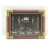 NAUTICAL KNOTS FRAMED SHADOWBOX