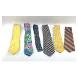 6 ASSORTED MEN'S NECK TIES