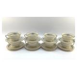 LAMBERTON IVORY CHINA, 'NATALIE' TEACUPS
