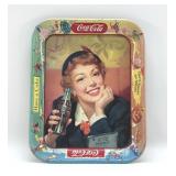 1953 COCA-COLA ' MENU GIRL' TRAY