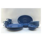 BLUE FIESTAWARE SERVICE FOR FOUR