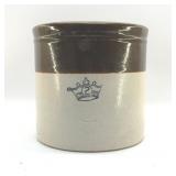KINGS CROWN 2 GALLON TWO-TONE CROCK
