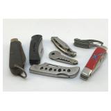SEVEN VINTAGE POCKET KNIVES