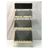 46 x 19 x 13' farmers market  metal stand shelf