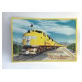 METAL UNION PACIFIC STREAMLINER TRAIN SIGN