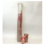 OPENED SLEEVE VTG COCA COLA WAX PAPER CUPS