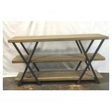 RUSTIC 3-TIER BUFFET SOFA TABLE