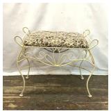 METAL VANITY STOOL