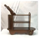 WOODEN TEA CART